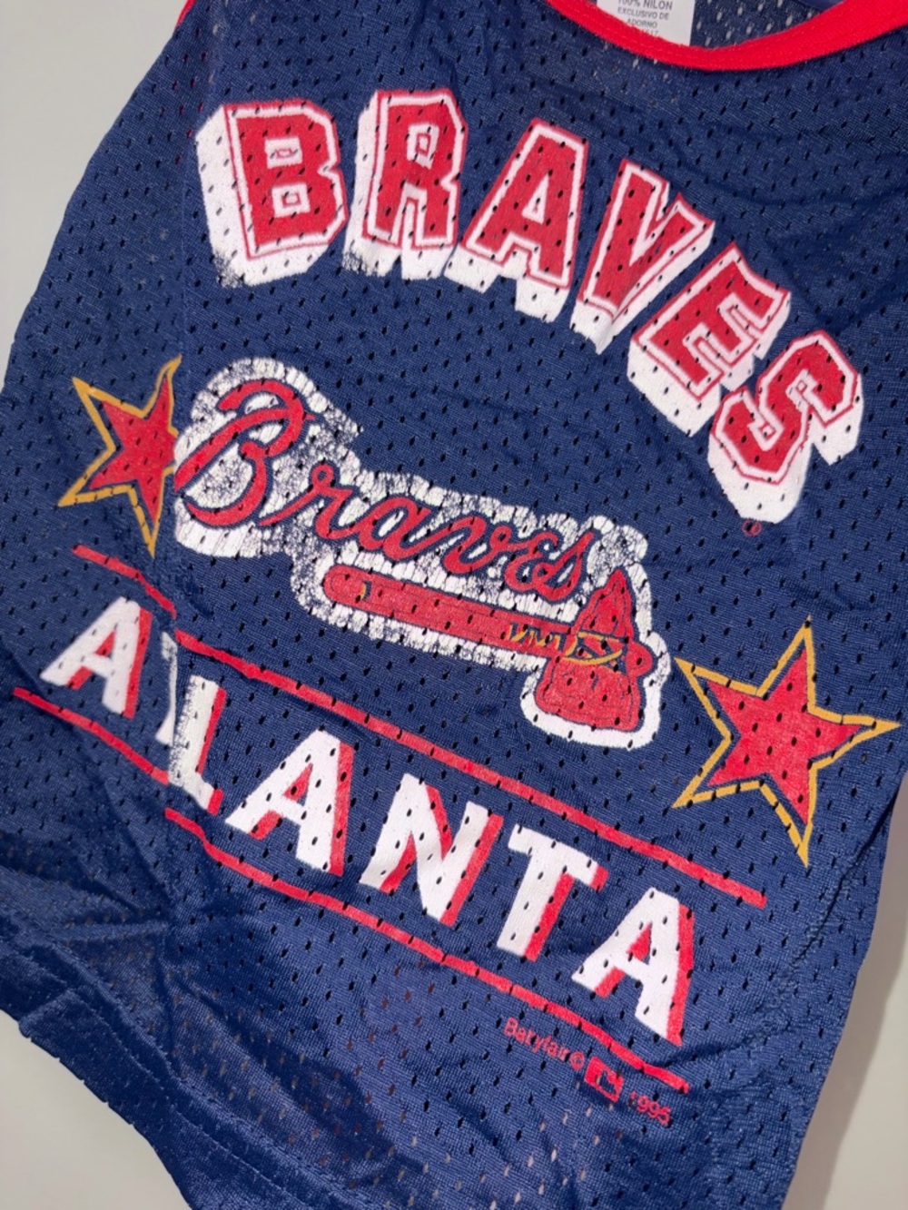 Park bench kids Atlanta braves baseball jersey boys 24 months - Picture 2 of 4